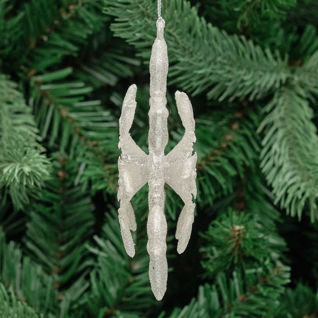 Champagne Silver Layered Acrylic Snowflake Decoration