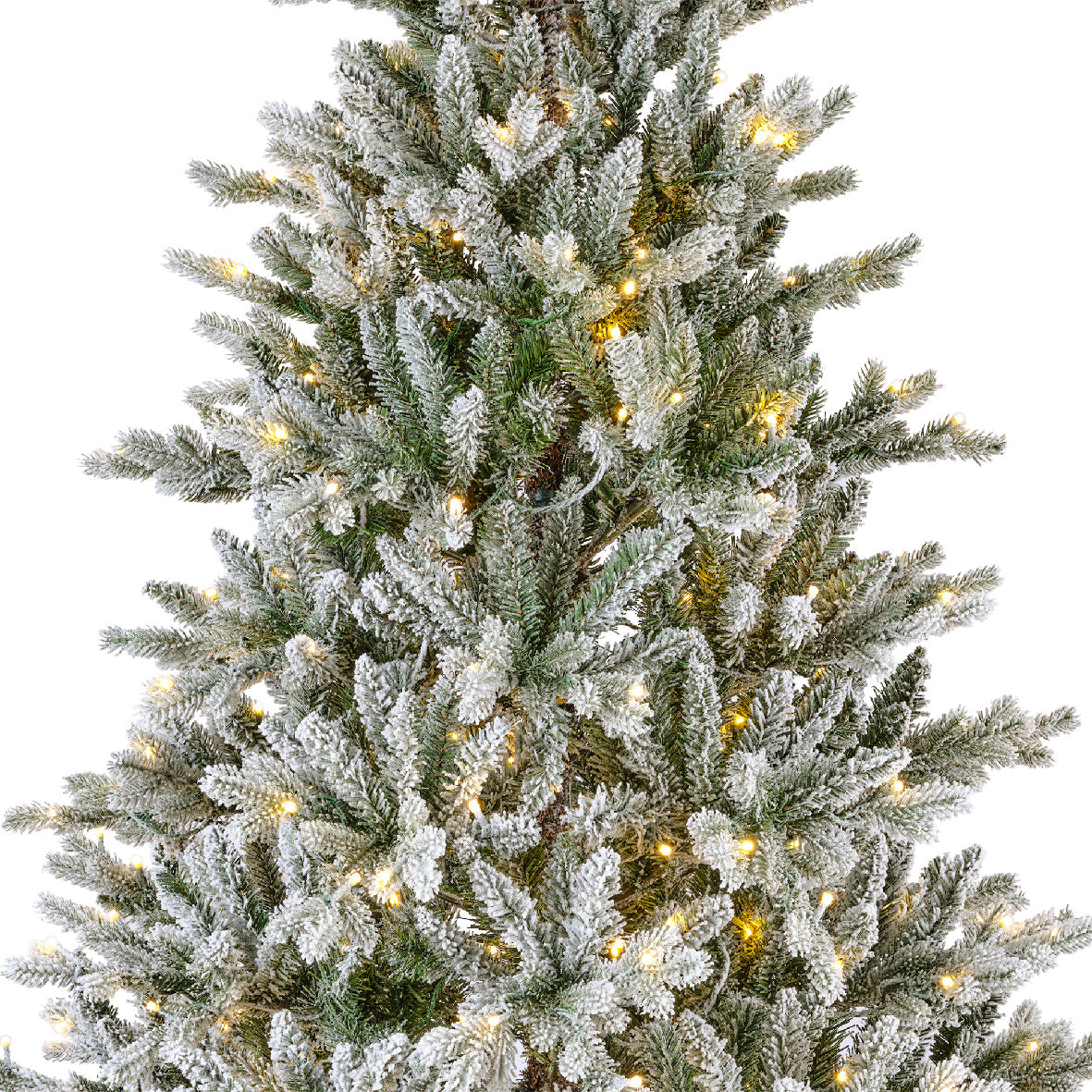 Pre-Lit Superior Snowy Pine Christmas Tree (7ft)