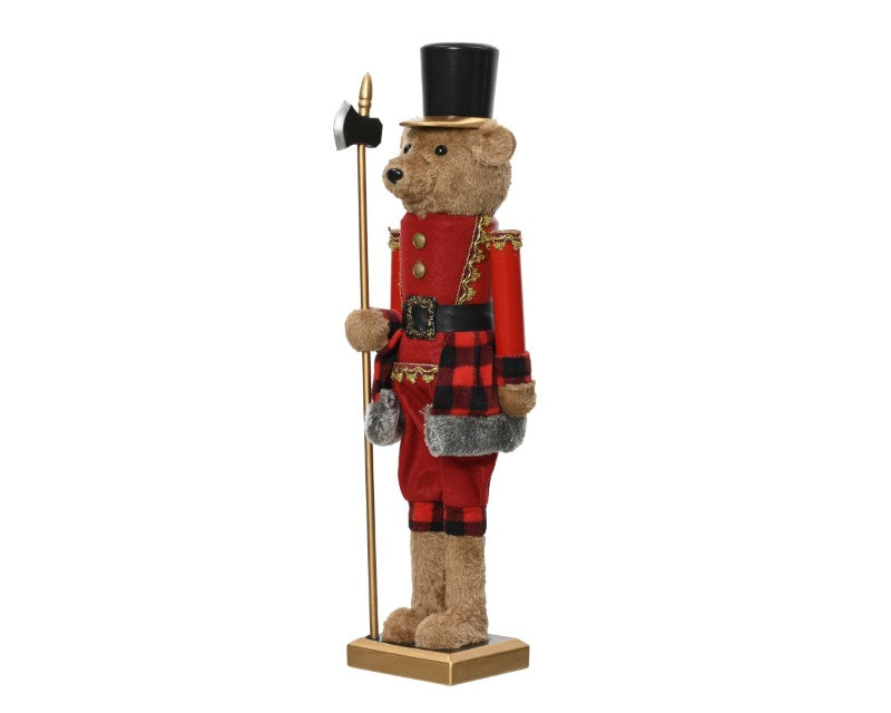 Red Bear Nutcracker Decoration
