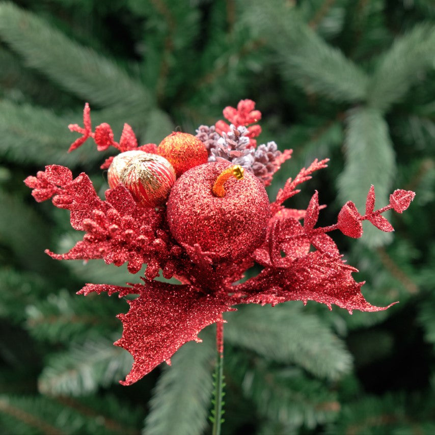 Apple Mini Pinecone Cluster Pick