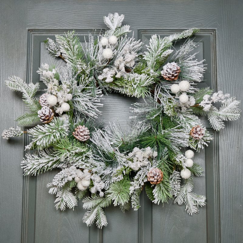 Snowy Alpine Wreath