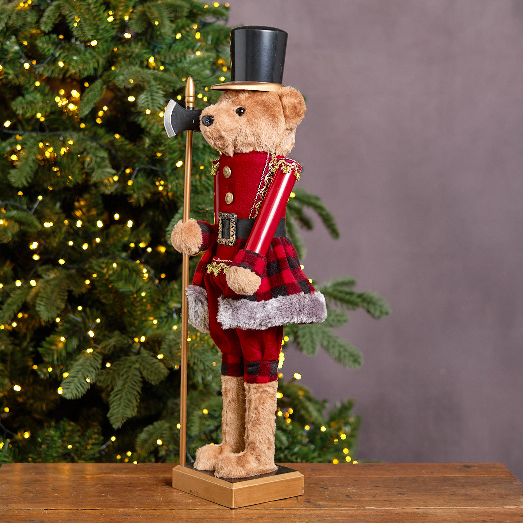 Red Bear Nutcracker Decoration