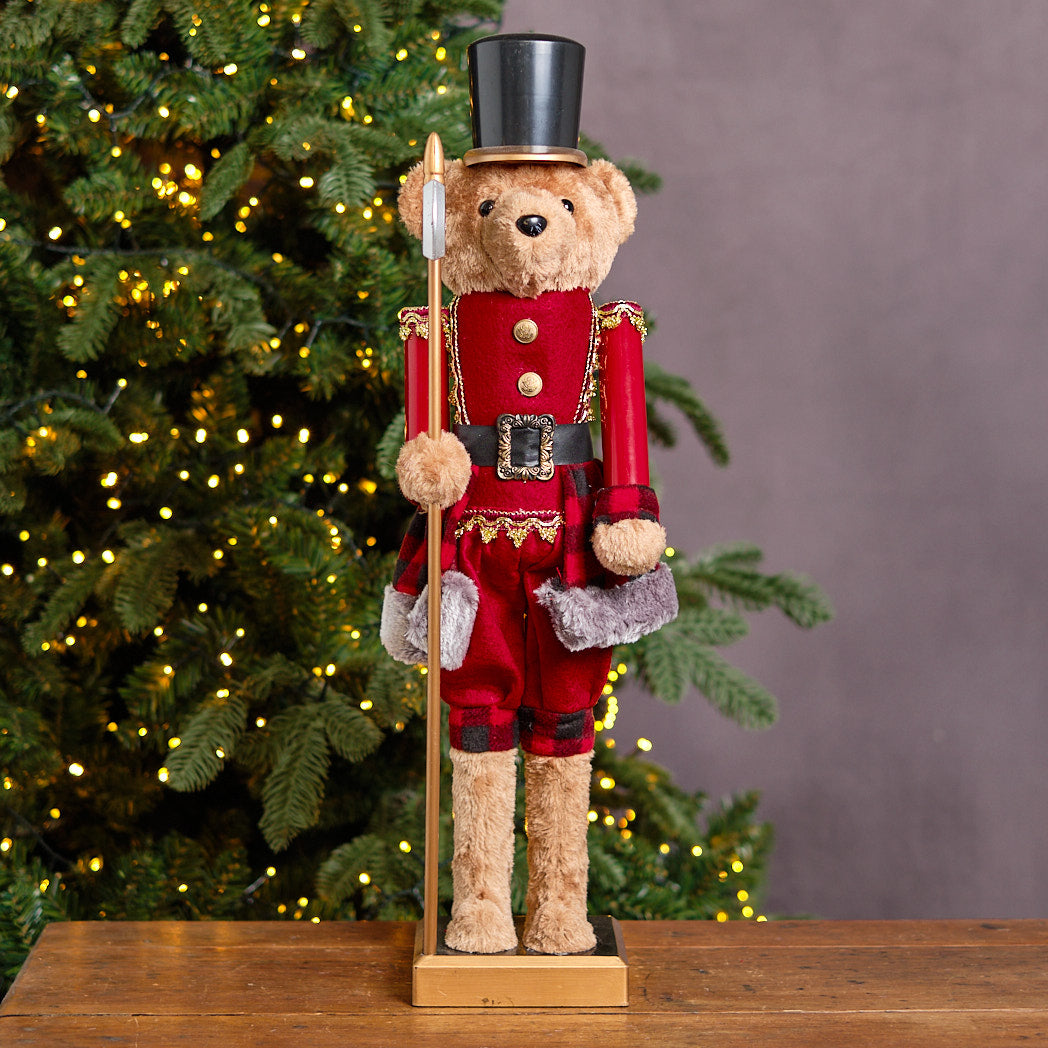 Red Bear Nutcracker Decoration