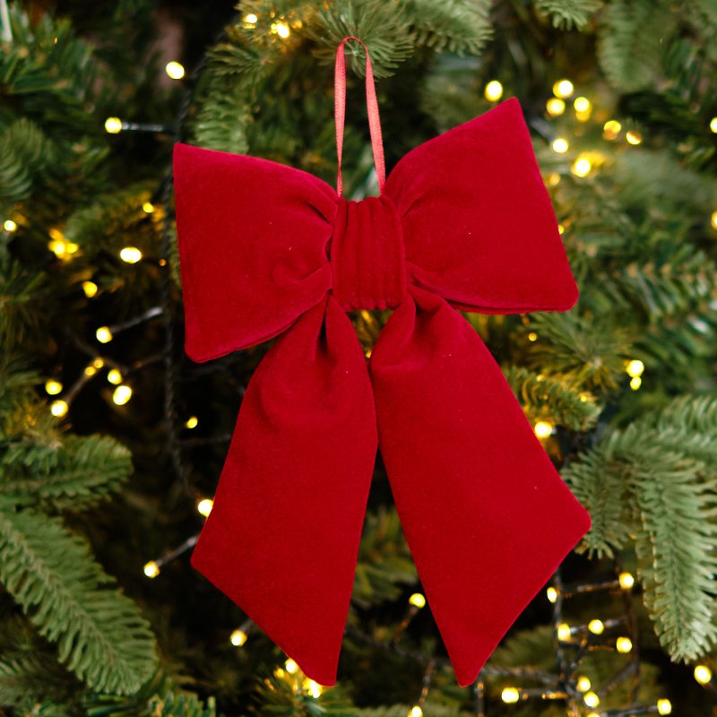 Plush Neat Bow, Medium