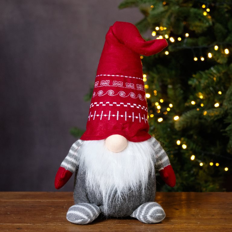 Fair Isle Santa Gonk