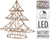 Light Up 20 LED Tinsel Christmas Tree