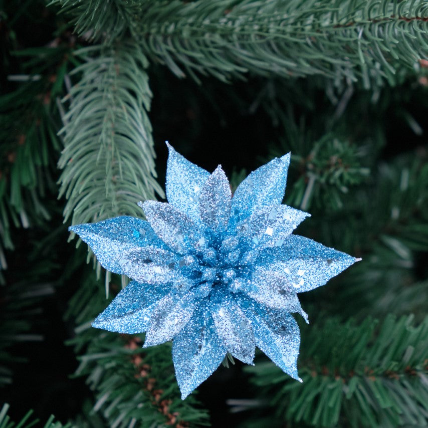 Mini Poinsettia Clip-On