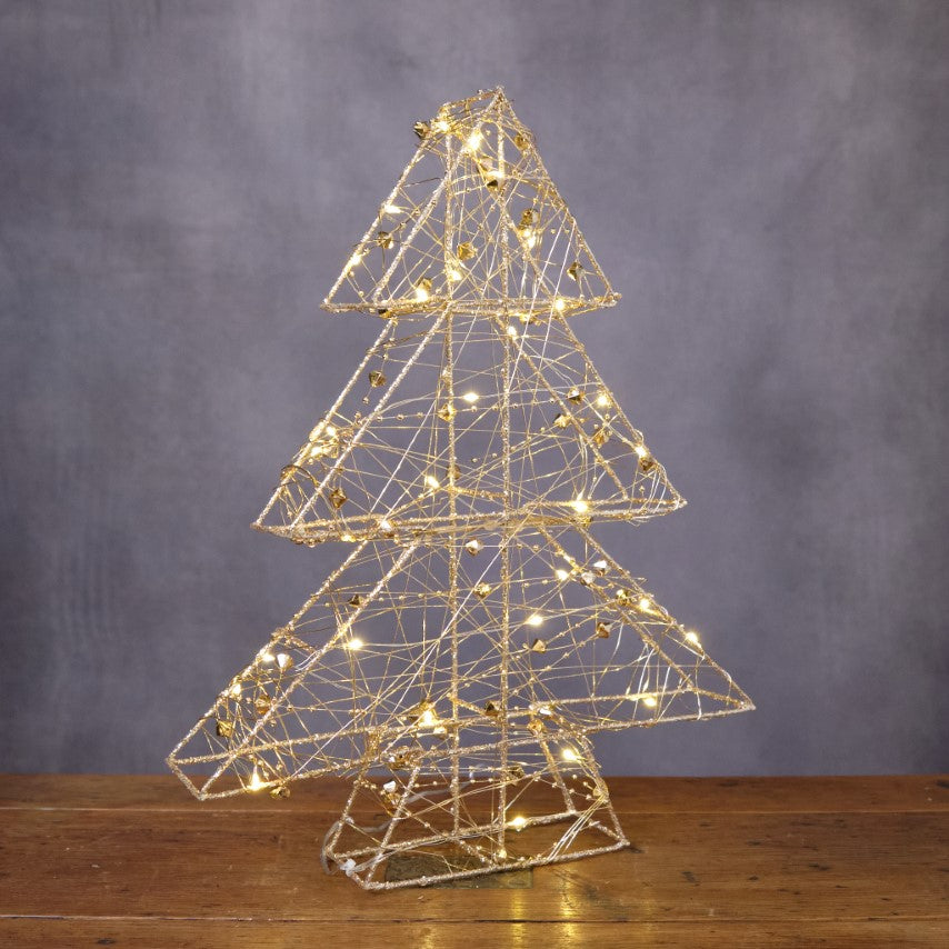 Light Up 30 LED Bead Christmas Tree