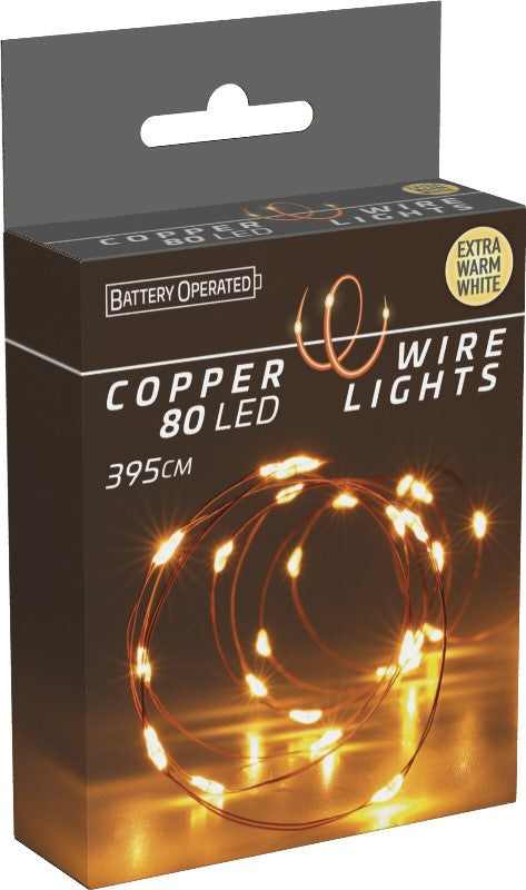 Indoor Battery Wire 80 LED Lights