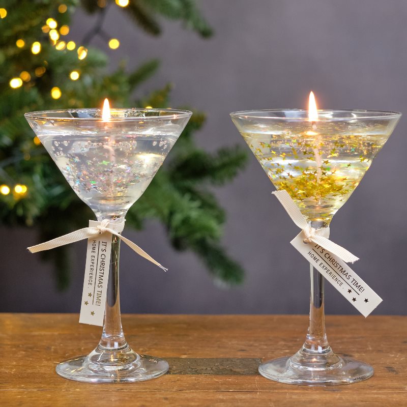 Cocktail Glass Candle