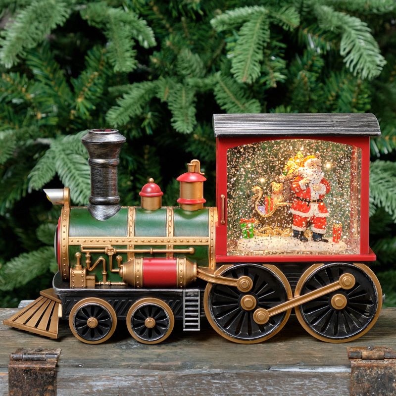 Santa Train Water Spinner