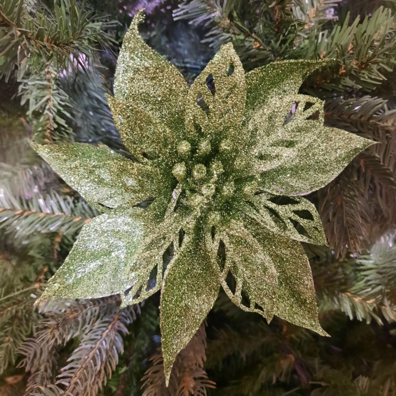 Clip On Party Poinsettia