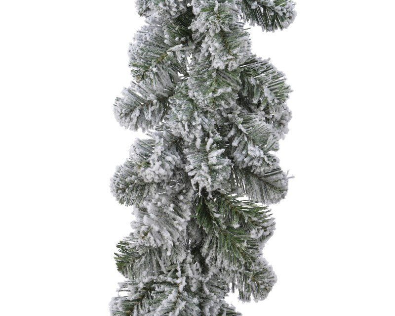 Snowy Artificial Pine Garland