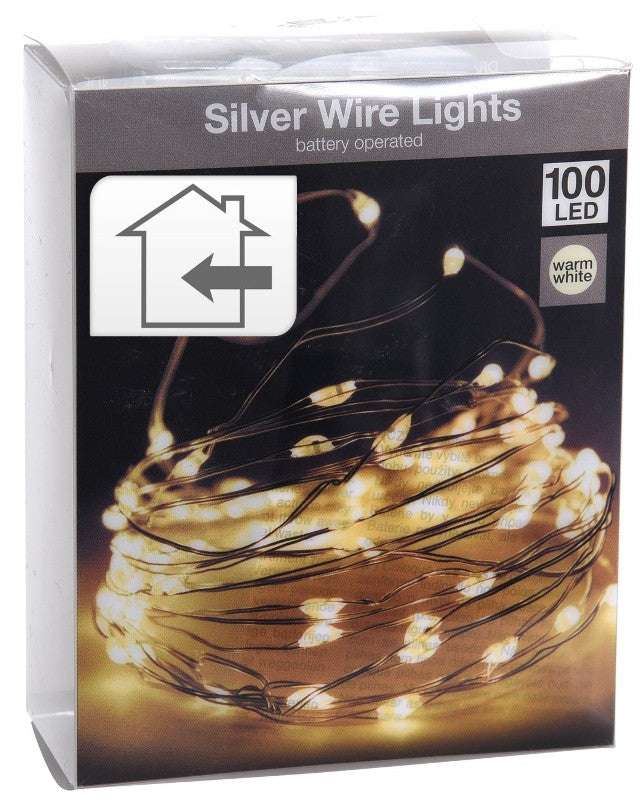 Indoor Battery Wire 100 LED Lights