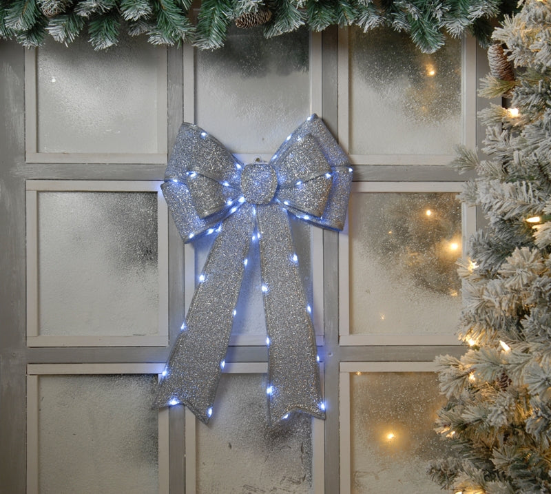 Outdoor-Indoor Light Up Bow