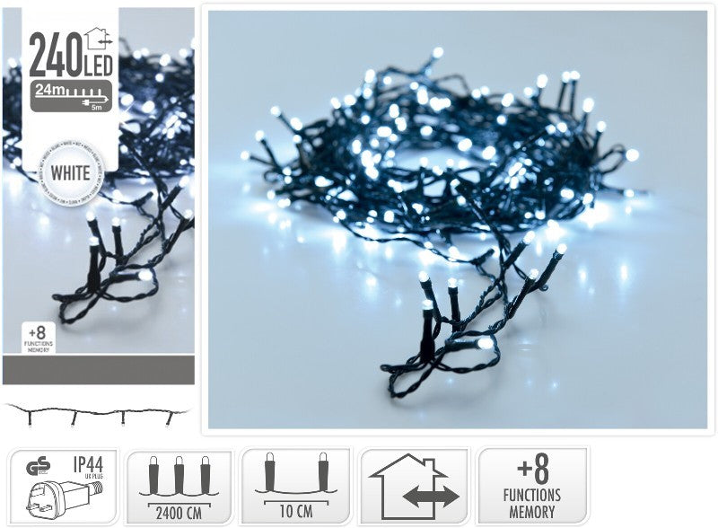 Outdoor/Indoor Cable 240 LED Lights