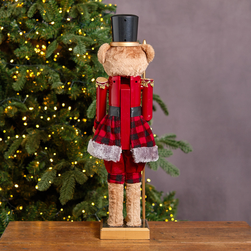 Red Bear Nutcracker Decoration