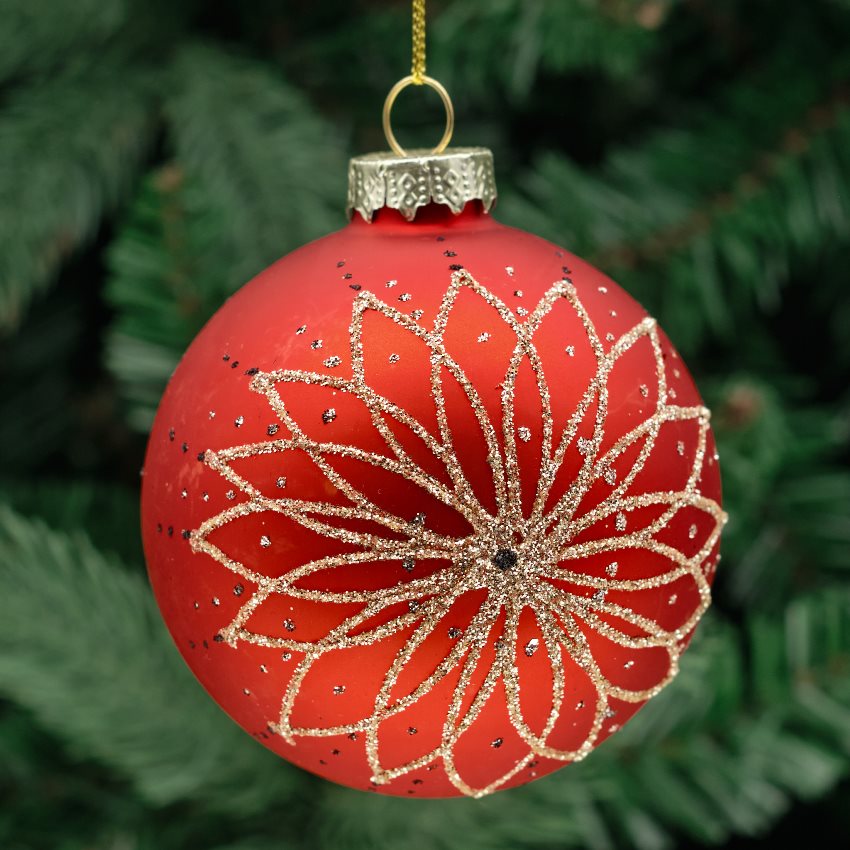 Glass Round Bauble